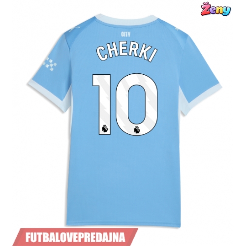 Lacne Ženy Futbalové dres Manchester City Rayan Cherki #10 2026-27 Krátky Rukáv - Domáci